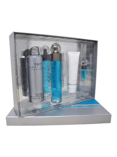 SET 360 CABALLERO PERRY ELLIS 4 PZ - ESTUCHE ORIGINAL