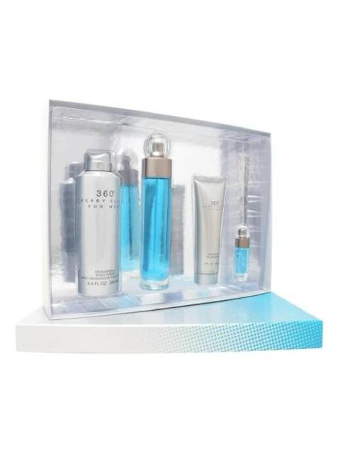 SET 360 CABALLERO PERRY ELLIS 4 PZ - ESTUCHE ORIGINAL
