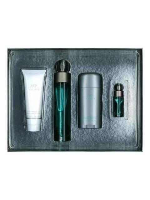 SET 360 CABALLERO PERRY ELLIS 4 PZ - ESTUCHE ORIGINAL