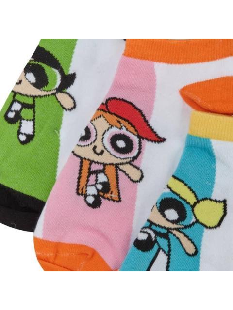 SET 3 PARES TINES LICENCIA POWERPUFF GIRLS UNITALLA MULTICOLOR THE POWERPUFF GIRLS