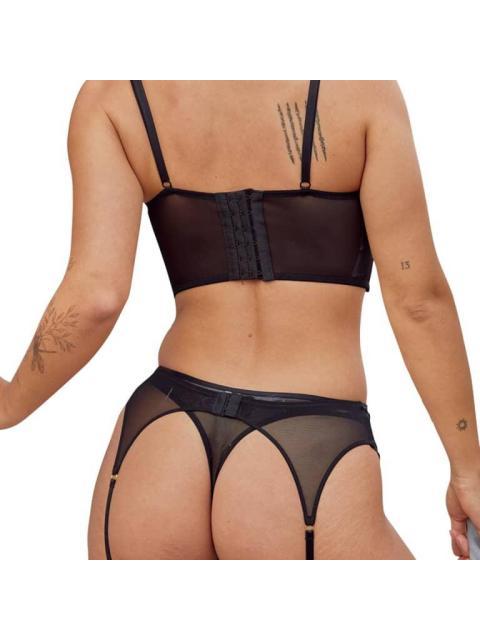 PANTI CON LIGUERO NEGRO LOVE TO LOUNGE