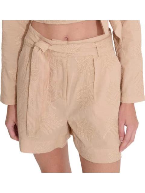 SHORT BORDADO CAMEL HOLLY LAND