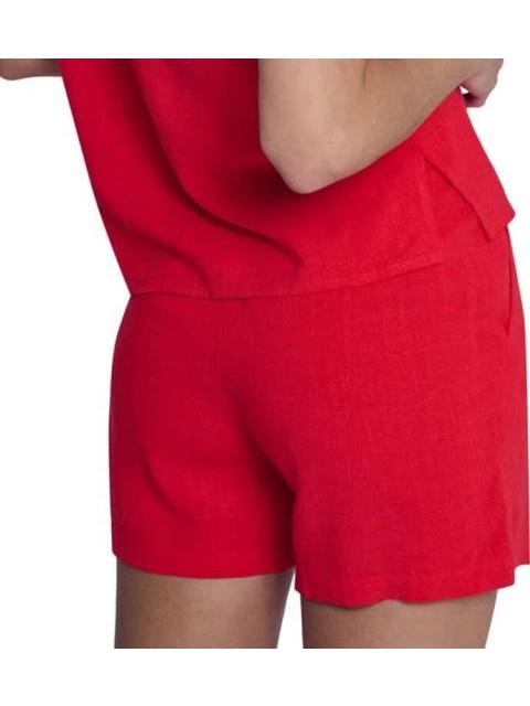 SHORT CASUAL ROJO HOLLY LAND