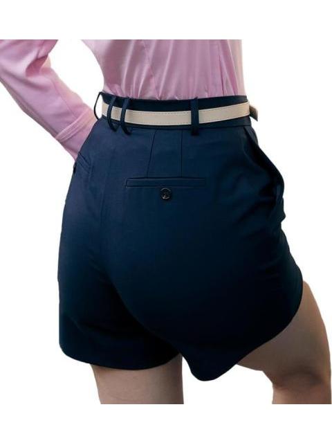 SHORT CON CINTURON AZUL MARINO HOLLY LAND
