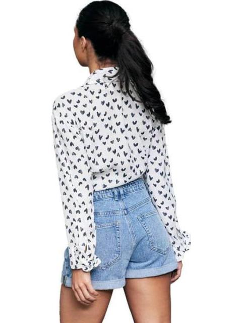 SHORT MEZCLILLA CINTURA ALTA GRIS ATMOSPHERE DNM
