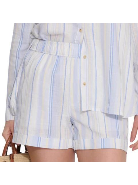 SHORT RAYAS DE LINO BICOLOR HOLLY LAND