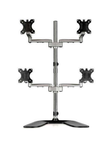 STARTECH  SOPORTE DE ESCRITORIO PARA 4 MONITORES MAX. 32 HASTA 8KG PLATA