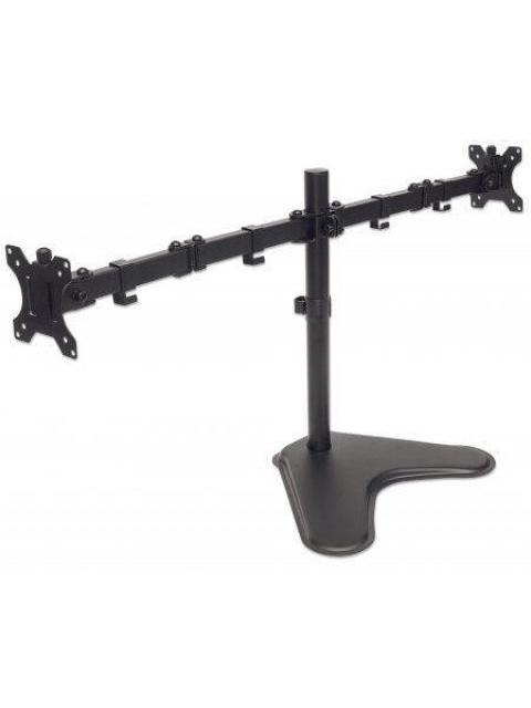 MANHATTAN SOPORTE DE MESA PARA 2 MONITORES 13 - 32 8KG NEGRO