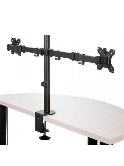 STARTECH  SOPORTE DE ESCRITORIO PARA 2 MONITORES 32 HASTA 9KG NEGRO