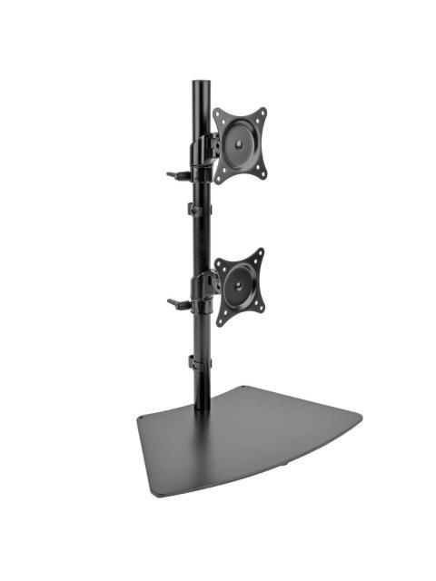 TRIPP LITE SOPORTE DE MESA PARA 2 MONITORES 15-27 MAX. 8.16KG NEGRO