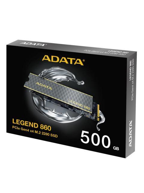 SSD ADATA LEGEND 860 NVME 500GB M.2 3000 MB-S ESCRITURA 5000 MB-S LECTURA PCI EXPRESS 4.0