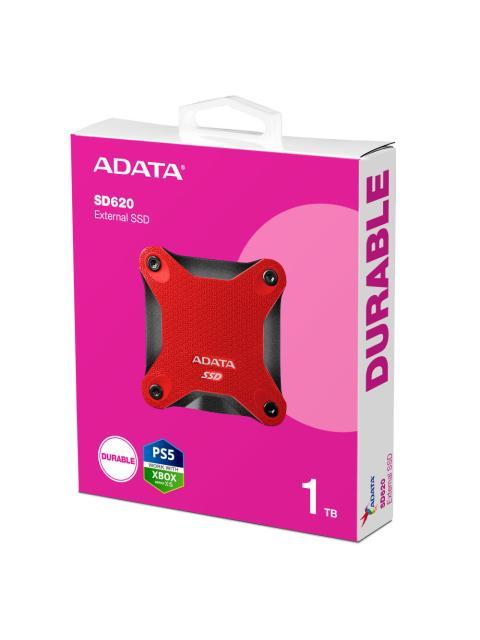 SSD ADATA SD620 1 TB USB 3.2 GEN 2 520 MB-S 460 MB-S 10 GBIT-S