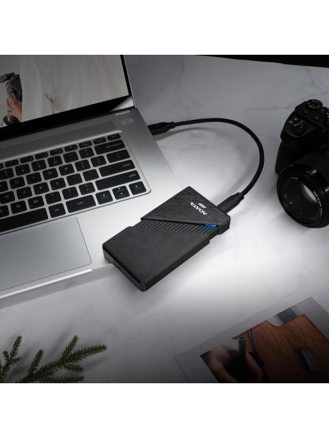 SSD EXTERNO ADATA 1TB. USB4 40GBPS TYPEC   3 800-3 700MB-S LECTURA-ESCRITURA COLOR NEGRO. N.P. SE9201TCBK