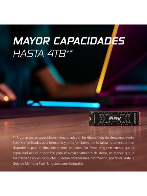 SSD KINGSTON FURY RENEGADE NVME 4TB PCI EXPRESS 4.0 M.2