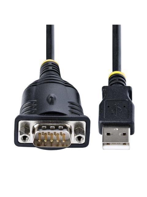 STARTECH  ADAPTADOR BD9 RS-232 MACHO - USB MACHO 914.4CM NEGRO