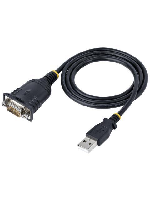STARTECH  ADAPTADOR BD9 RS-232 MACHO - USB MACHO 914.4CM NEGRO