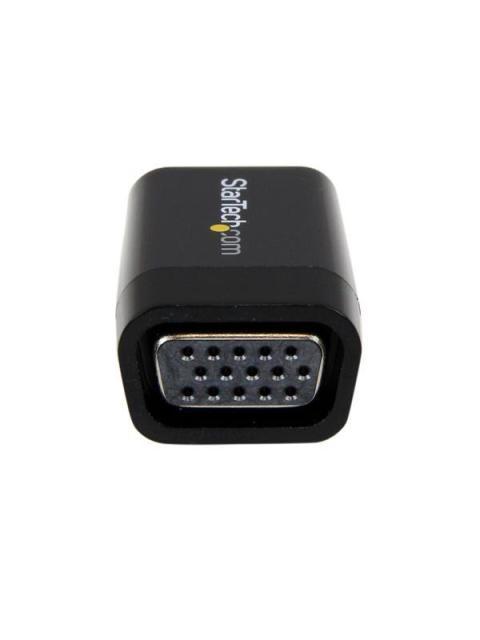 STARTECH  ADAPTADOR CONVERTIDOR DE VIDEO PORTATIL HDMI MACHO - VGA HEMBRA NEGRO
