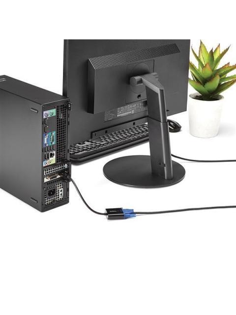 STARTECH  ADAPTADOR CONVERTIDOR DISPLAYPORT MACHO - VGA HEMBRA 10CM NEGRO