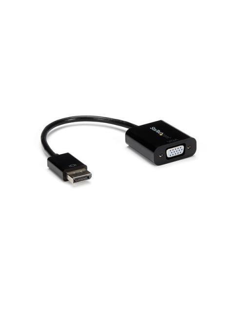 STARTECH  ADAPTADOR CONVERTIDOR DISPLAYPORT MACHO - VGA HEMBRA 10CM NEGRO