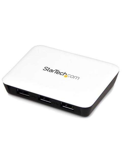 STARTECH  ADAPTADOR DE RED NIC GIGABIT ETHERNET EXTERNO USB 3.0 CON HUB CONCENTRADOR 3 PUERTOS CON ALIMENTACION