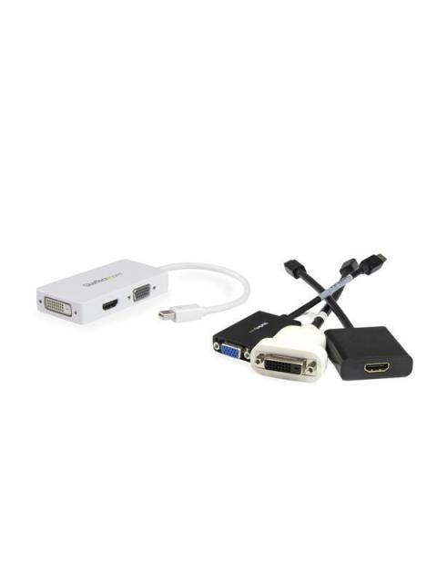 STARTECH  ADAPTADOR MINI DISPLAYPORT - VGA-DVI-HDMI BLANCO PARA MACBOOK