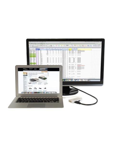 STARTECH  ADAPTADOR MINI DISPLAYPORT - VGA-DVI-HDMI BLANCO PARA MACBOOK