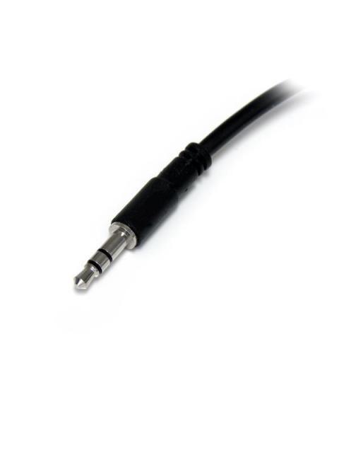 STARTECH  ADAPTADOR MINI-JACK 3.5MM 3-PIN MACHO - 2X MINI-JACK 3-PIN HEMBRA 20CM