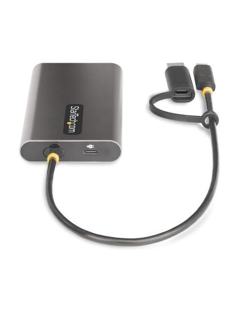 STARTECH  ADAPTADOR USB-C 3 MACHO - 2X HDMI HEMBRA GRIS