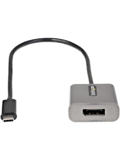 STARTECH  ADAPTADOR USB C - DISPLAYPORT 1.4 30CM GRIS
