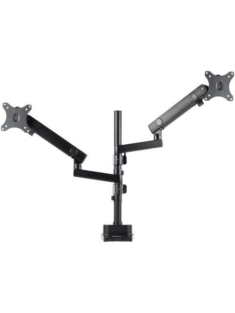 STARTECH  BRAZO DE ESCRITORIO PARA 2 MONITORES 32 HASTA 16KG NEGRO