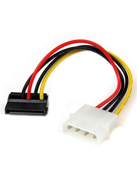 STARTECH  CABLE ADAPTADOR DE ALIMENTACION SATA EN ANGULO A LA IZQUIERA 15CM