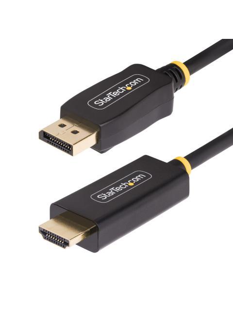 STARTECH  CABLE ADAPTADOR DE VIDEO DISPLAYPORT MACHO - HDMI MACHO 4K 3 METROS NEGRO