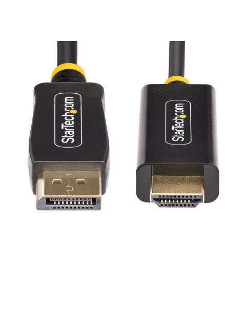 STARTECH  CABLE ADAPTADOR DE VIDEO DISPLAYPORT MACHO - HDMI MACHO 4K 3 METROS NEGRO