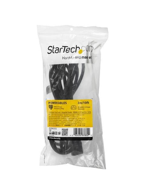 CABLE DE ALIMENTACION STARTECH 3M TIPO HOSPITAL PXTMG10110