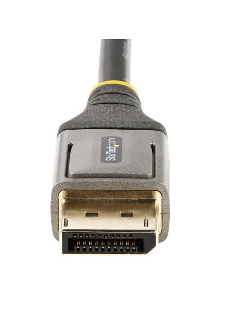 STARTECH  CABLE DISPLAYPORT CON CERTIFICACION VESA DISPLAYPORT 1.4 MACHO - DISPLAYPORT MACHO 8K 120HZ 2 METROS GRIS-NEGRO