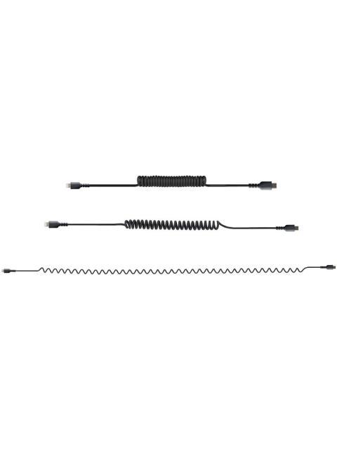 STARTECH  CABLE ESPIRAL LIGHTNING MACHO - USB-C MACHO 1 METRO NEGRO