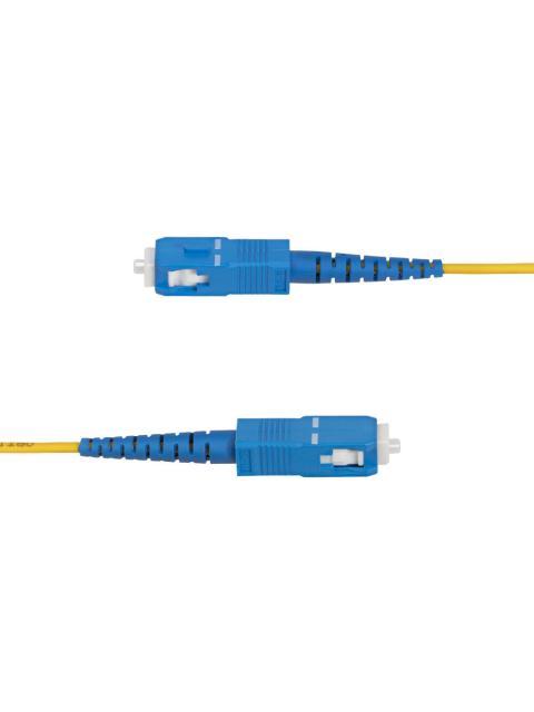 STARTECH  CABLE FIBRA OPTICA MONOMODO OS2 LC MACHO - SC MACHO NUCLEO 9?M CUBIERTA 125?M 5 METROS AMARILLO