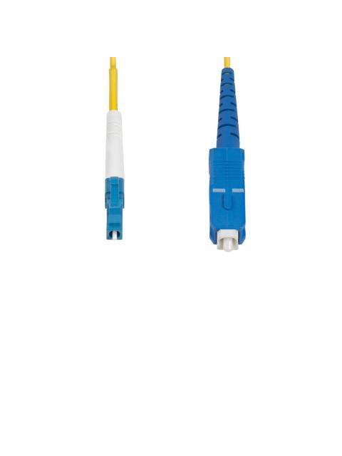 STARTECH  CABLE FIBRA OPTICA MONOMODO OS2 LC MACHO - SC MACHO NUCLEO 9?M CUBIERTA 125?M 5 METROS AMARILLO