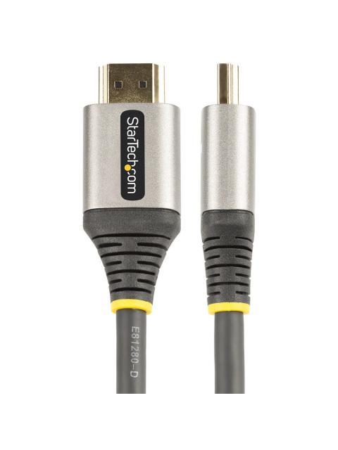 STARTECH  CABLE HDMI A 2.1 MACHO - HDMI A 2.1 MACHO 8K 120HZ 1 METRO GRIS-NEGRO