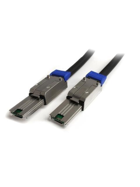 STARTECH  CABLE MINI-SAS SFF-8088 MACHO - SFF-8088 MACHO 1 METRO NEGRO