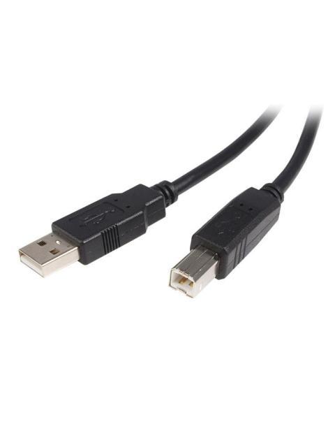 STARTECH  CABLE PARA IMPRESORA USB A MACHO - USB B MACHO 5 METROS NEGRO