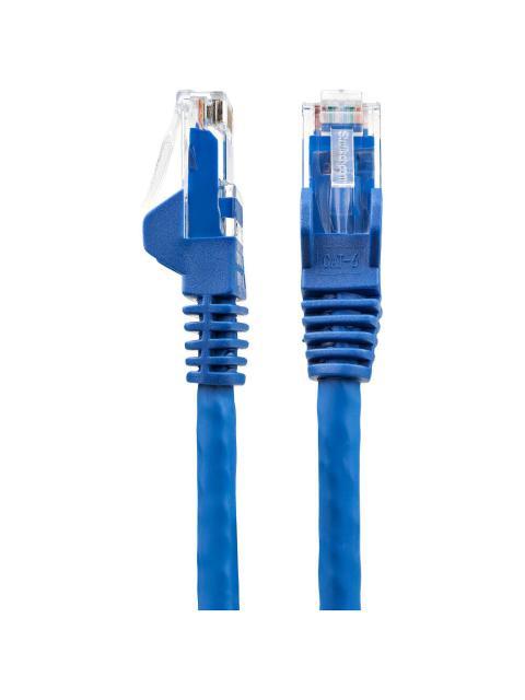 STARTECH  CABLE PATCH CAT6 UTP SIN ENGANCHES RJ-45 MACHO - RJ-45 MACHO 15 METROS AZUL
