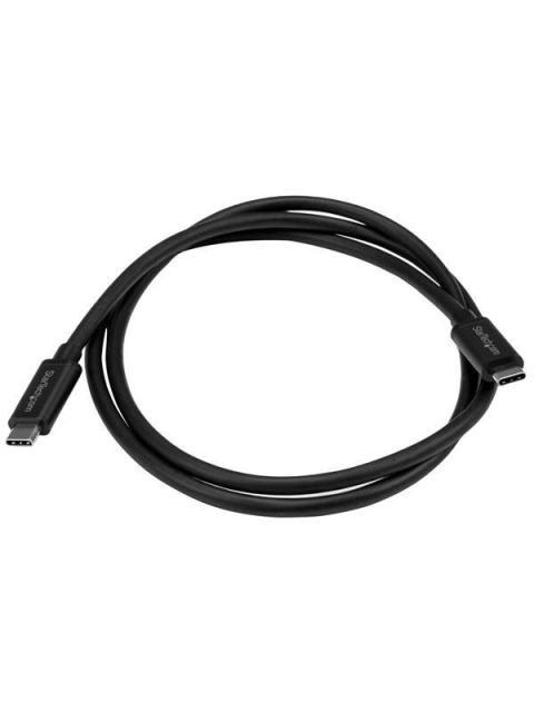 STARTECH  CABLE USB 3.1 C MACHO - USB 3.1 C MACHO 1 METRO NEGRO