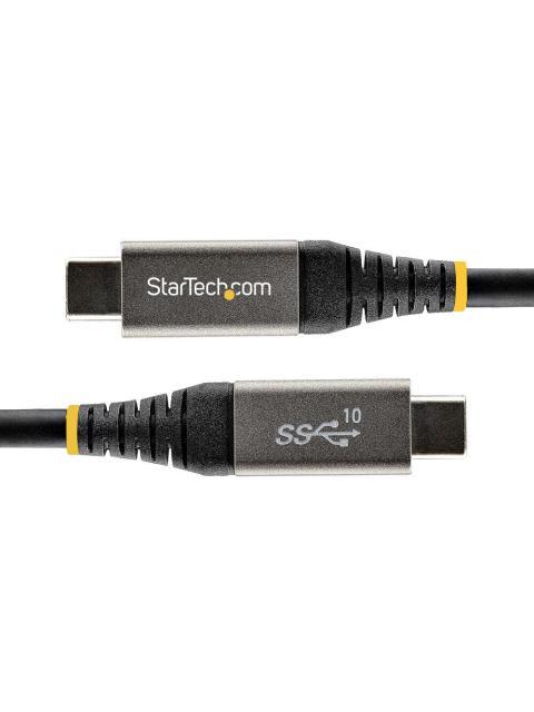 STARTECH  CABLE USB-C MACHO - USB-C MACHO 50CM GRIS-NEGRO