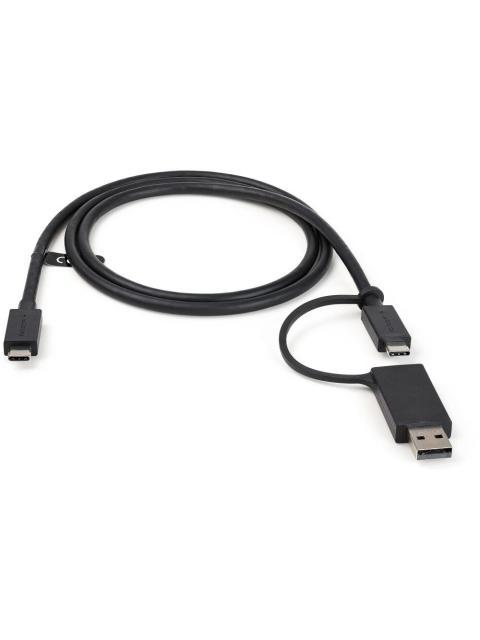 STARTECH  CABLE USB-C MACHO - USB-C-USB-A MACHO 1 METRO NEGRO