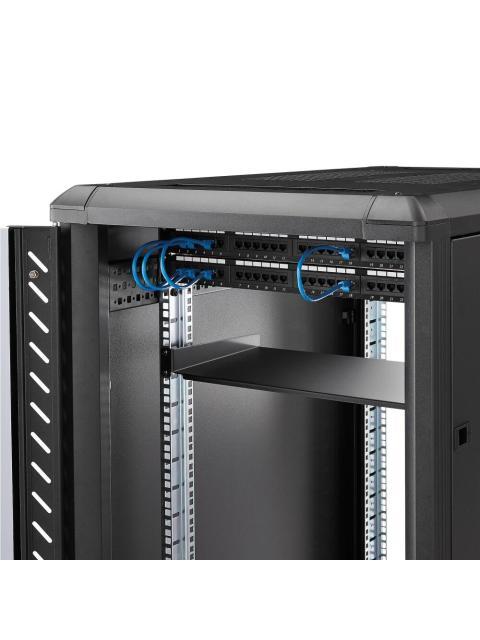 CHAROLA PARA RACK STARTECH 1U HASTA 20KG NEGRO CABSHELF1U10