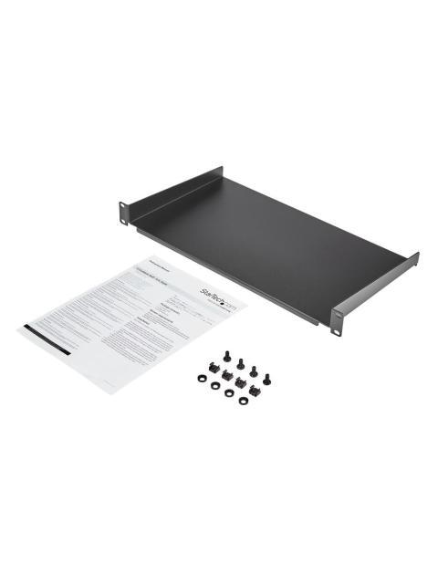CHAROLA PARA RACK STARTECH 1U HASTA 20KG NEGRO CABSHELF1U10