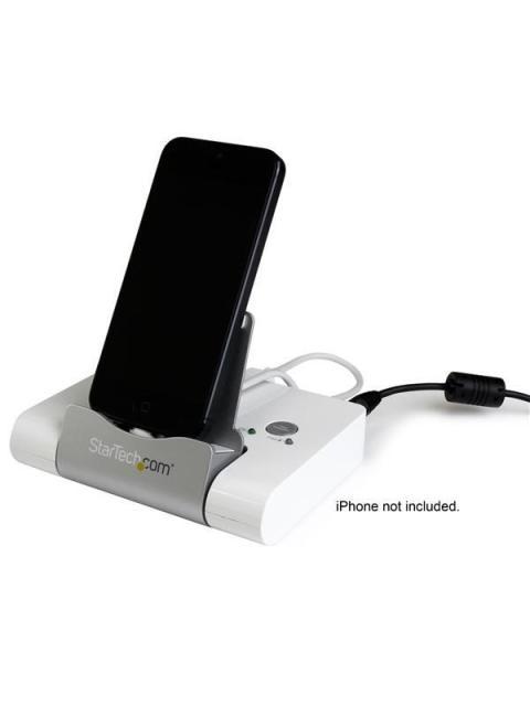 STARTECH  CONCENTRADOR USB 3.0 DE 3 PUERTOS HUB CON PUERTO DE CARGA RAPIDA (2.1A) Y BASE PARA LAPTOPS-TABLETS BLANCO