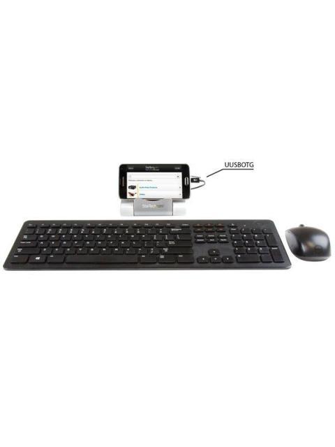 STARTECH  CONCENTRADOR USB 3.0 DE 3 PUERTOS HUB CON PUERTO DE CARGA RAPIDA (2.1A) Y BASE PARA LAPTOPS-TABLETS BLANCO