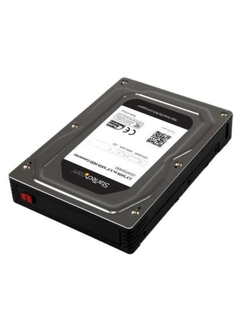STARTECH  GABINETE ADAPTADOR DE DISCO DURO O SSD 2.5 SATA HASTA 12.5MM DE ALTURA PARA BAHIA DE 3.5